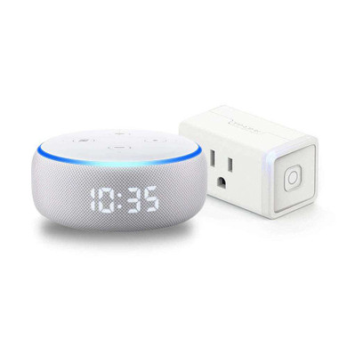 Echo Dot with clock