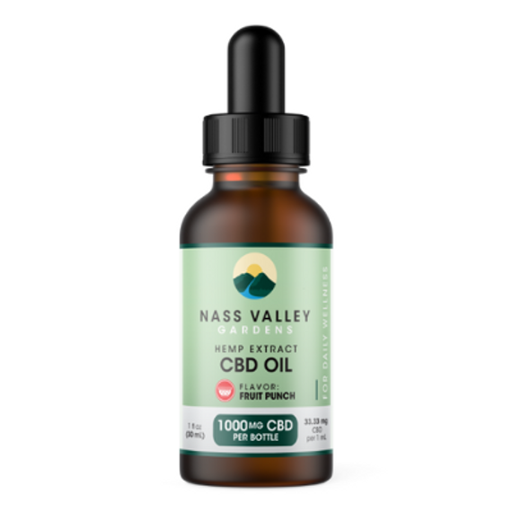 Nass Valley CBD Oil -  Fruit Punch 1000mg Image 2