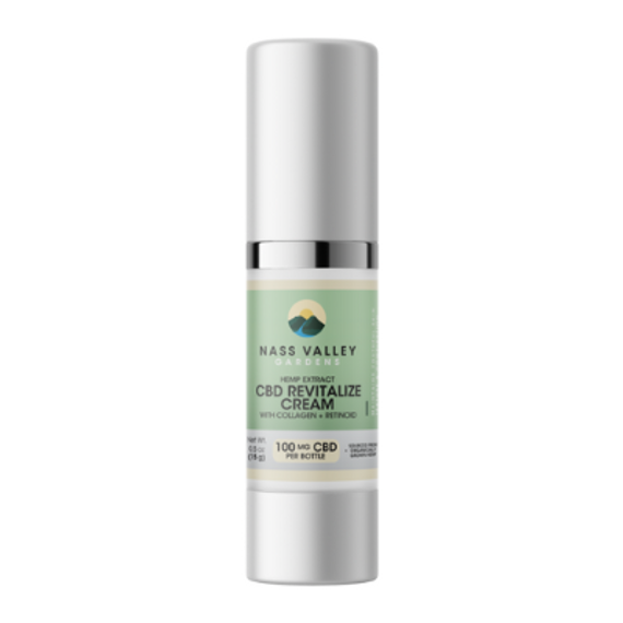 Nass Valley Broad Spectrum CBD Revitalize Cream With Retinoid and Collagen -  Default Title Image 2