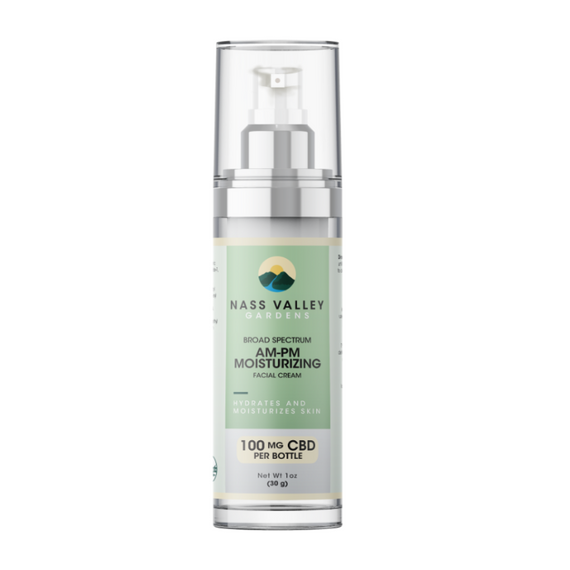 Nass Valley Broad Spectrum CBD AM-PM Facial Cream -  Default Title Image 1