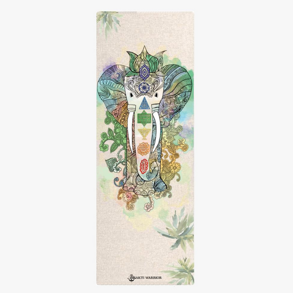 Shakti Warrior Samskara Yoga Mat -  Hemp Image 1