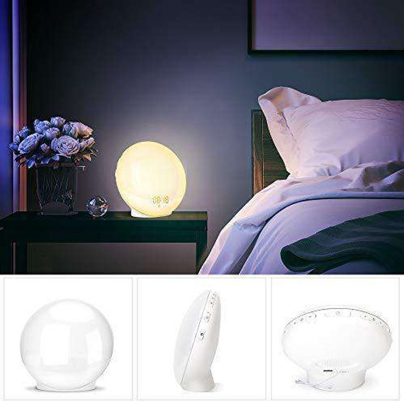 Wake-Up Light Alarm Clock with Sunrise Simulation