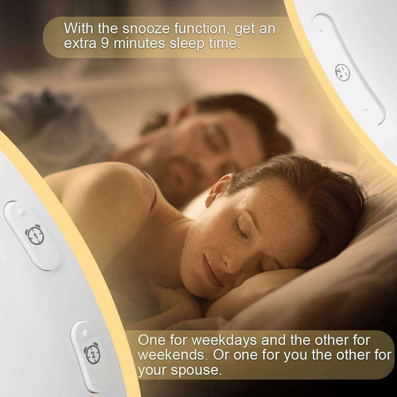 Wake-Up Light Alarm Clock with Sunrise Simulation