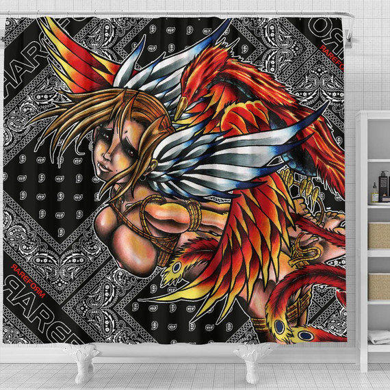 Phenix Girl shower curtain