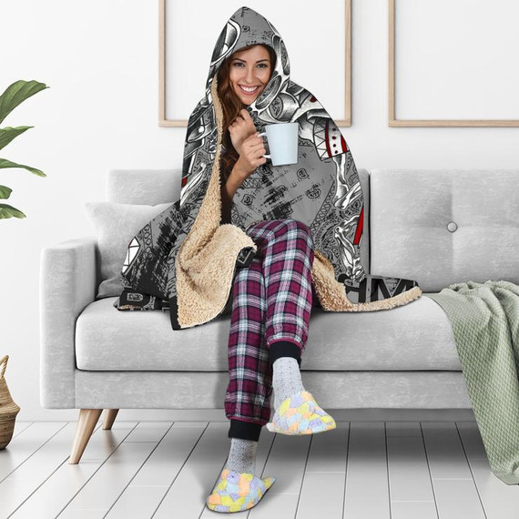 Suicide Kings Hooded Blanket