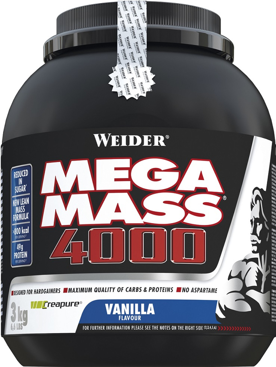 Mega Mass Gainer 4000 | Protein Supplement Powder | Easy Digesting Gainer |  Protein Powder for Men & Women