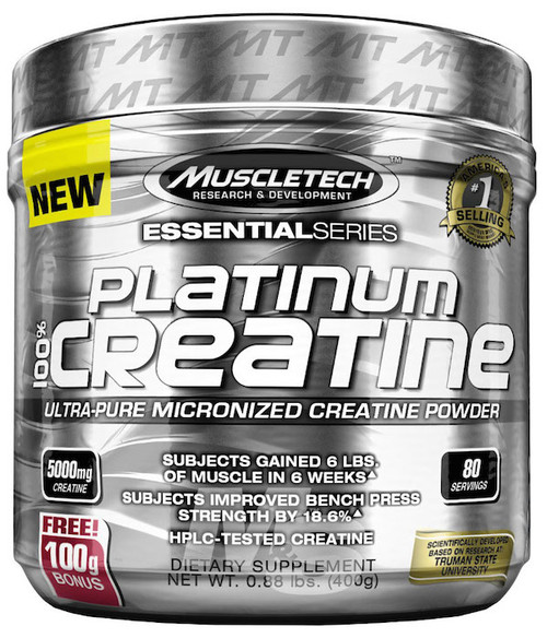 Muscletech Platinum 100% CREATINE 400 G (80 Servings)