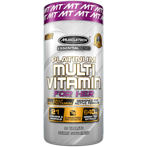 Muscletech Platinum MULTI VITAMIN FOR HER 90 Tablets