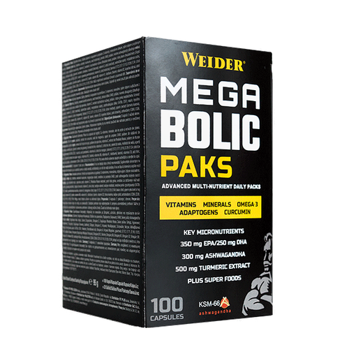 Weider MegaBolic Paks 100 Capsules