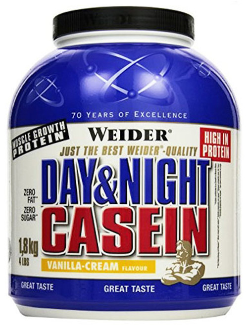 Weider Day and Night Casein 1.8 KG (4 LB) - Chocolate-Cream