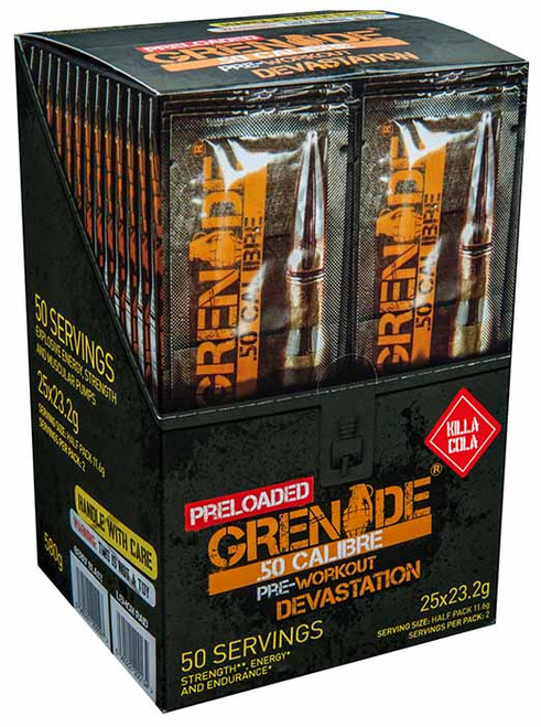 Grenade .50 CALIBRE PRELOADED 25 Sachets Pack