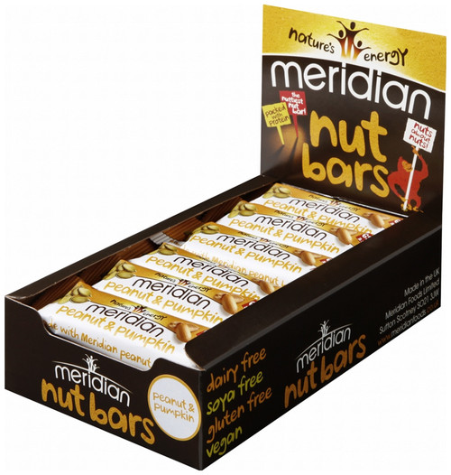 Meridian Peanut & Pumpkin Bar x 18 Pack