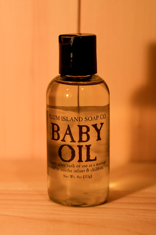 baby oil soap