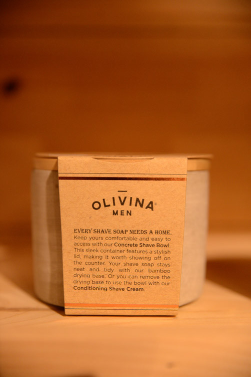 Olivina Men - Concrete Shave Bowl
