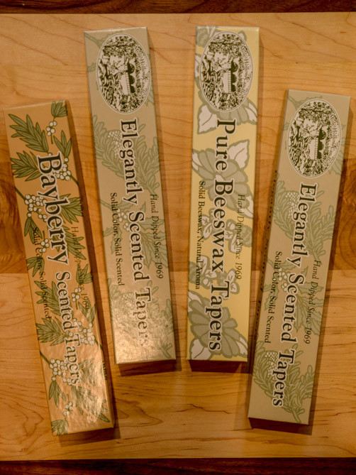 Elegantly Scented Tapers