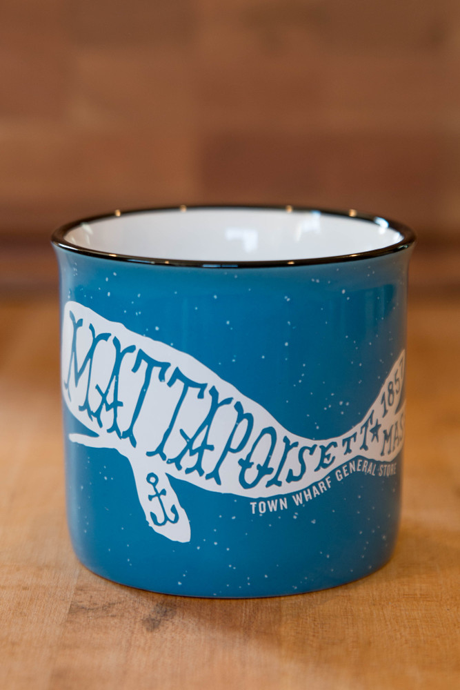 TWGS Mattapoisett Whale Ceramic Cambria Mug (Sky Blue)