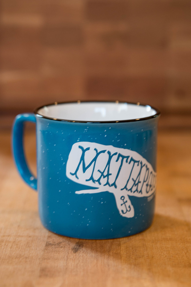 TWGS Mattapoisett Whale Ceramic Cambria Mug (Sky Blue)
