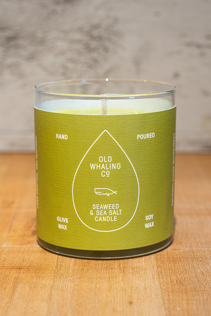 Old Whaling Co. Seaweed & Sea Salt Candle Town Wharf General Store