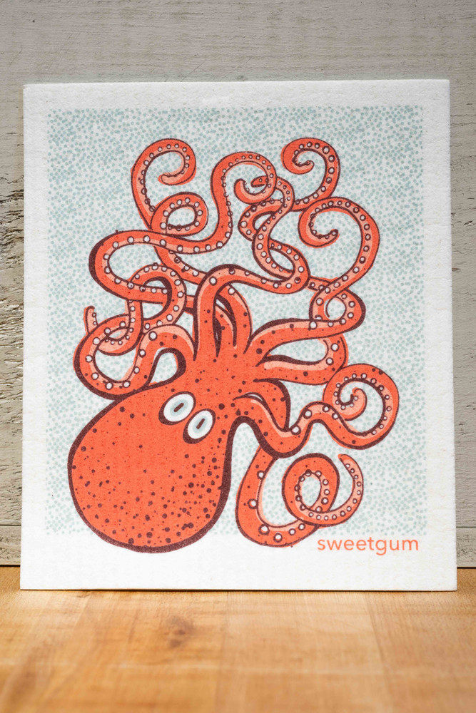 Sweetgum - Octopus Swedish Dishcloth