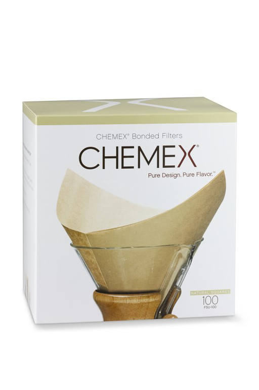 Chemex - Bonded Filters Pre-Folded Squares (Natural)