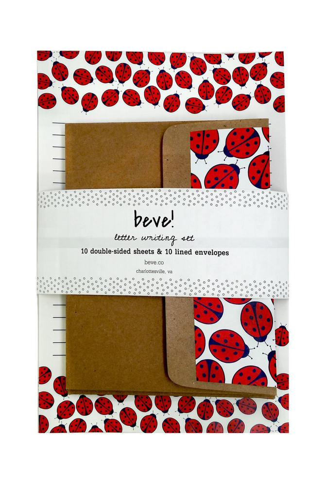 Beve! -  Ladybug Letter Writing Set