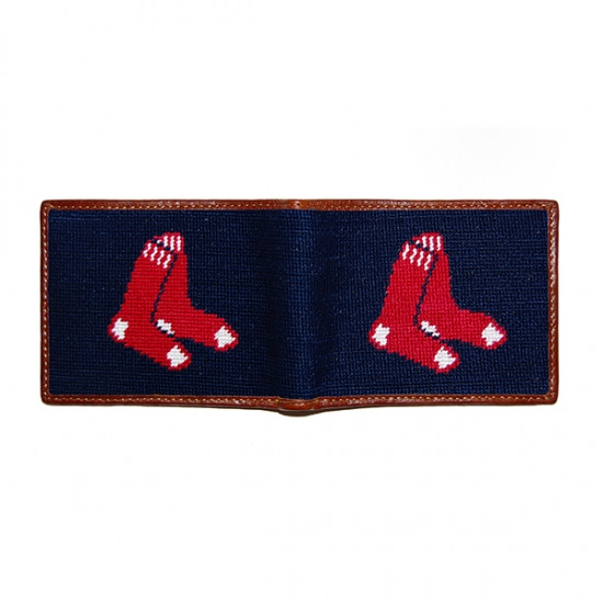 Smathers & Branson - Boston Red Sox Needlepoint Bi-Fold Wallet