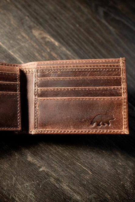 Kodiak Leather Co. - Kenai Bifold Leather Wallet