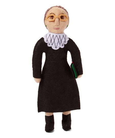 Ruth Bader Ginsburg Handmade Wool Doll