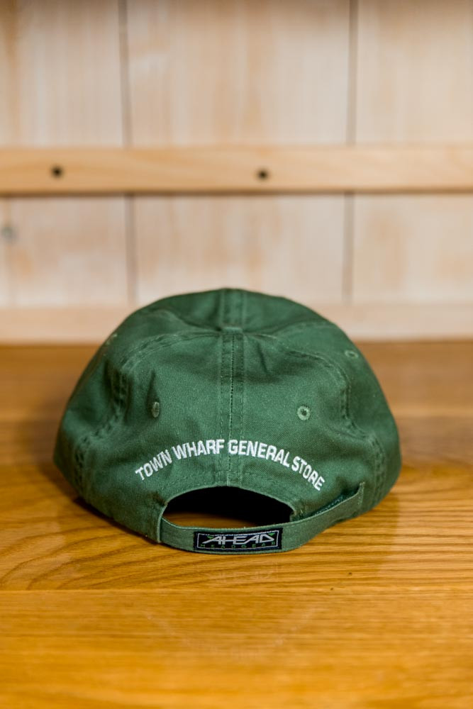 Mattapoisett & Swordfish Logo Baseball Hat - Green