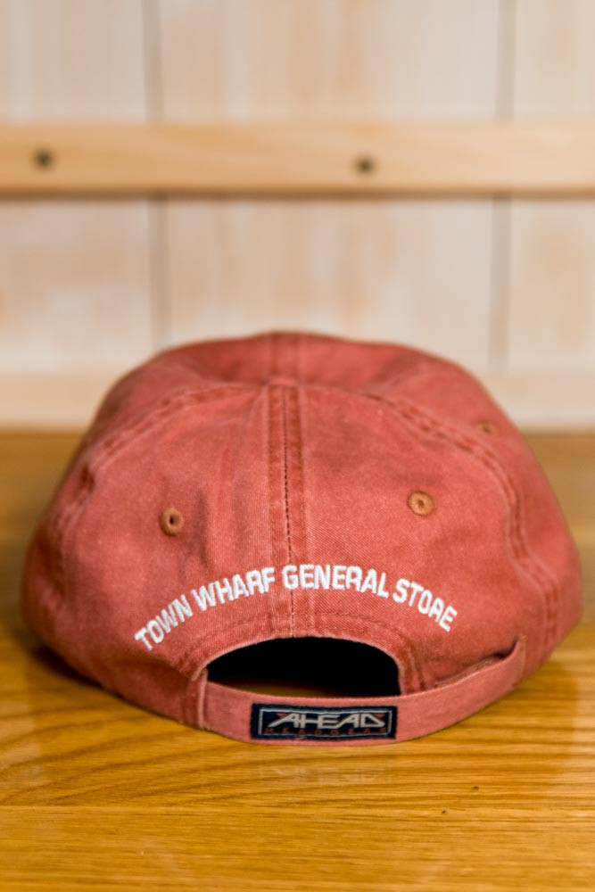 Mattapoisett & Nautical Flag Logo Baseball Hat - Nantucket Red