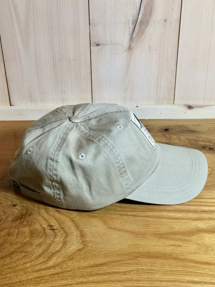 TWGS Logo Patch Baseball Hat - Bone Khaki
