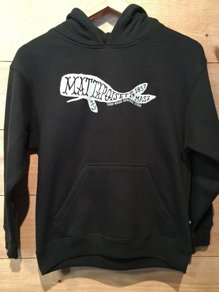 Mattapoisett Whale Kids Pullover Hoodie Sweatshirt