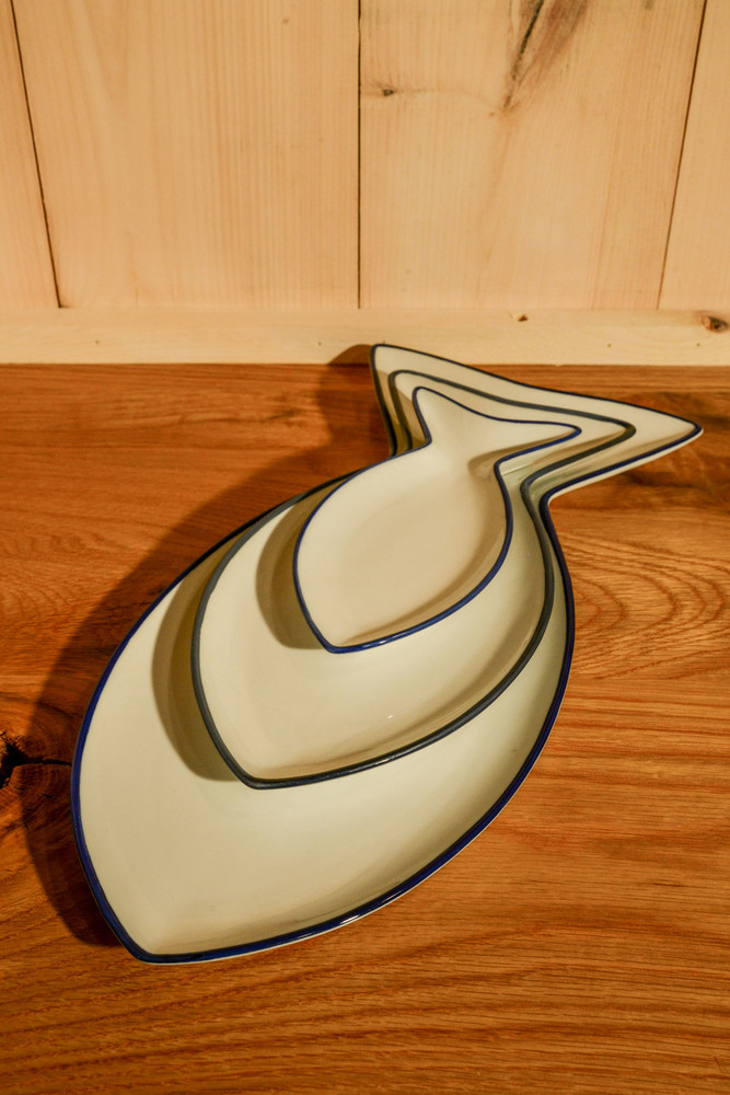 NOW DESIGNS Fish Platter Town Wharf General Store