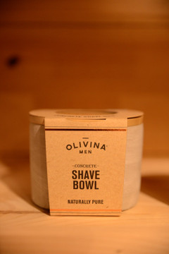 Olivina Men - Concrete Shave Bowl