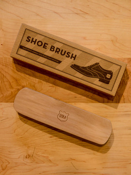Solid Wood Shoe Brush