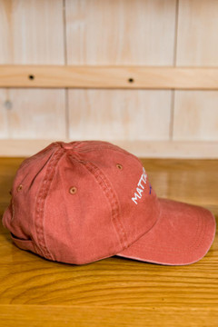 Mattapoisett & Swordfish Logo Baseball Hat - Nantucket Red