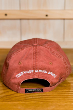 Mattapoisett & Swordfish Logo Baseball Hat - Nantucket Red
