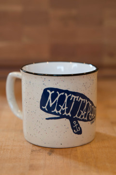 TWGS Mattapoisett Whale Ceramic Cambria Mug (Ivory)