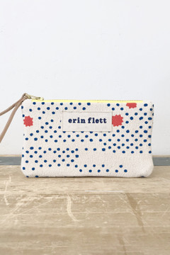 Erin Flett - Royal Night Sky Wristlet Zipper Bag