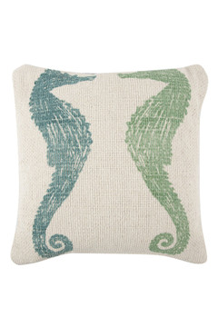 Thomas Paul - Seahorse Grain Sack Sketch Pillow