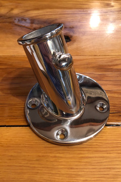 Large Neck Stainless Flagpole Socket