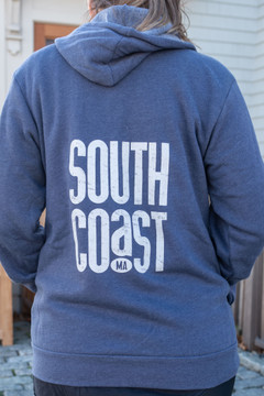 South Coast Massachusetts Zip-Up Hoodie Sweatshirt