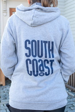 South Coast Massachusetts Zip-Up Hoodie Sweatshirt