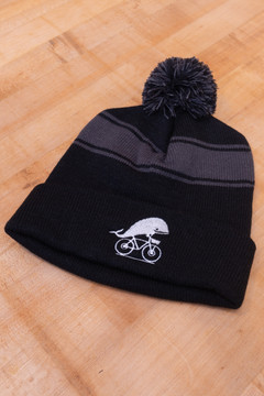 TWGS Striped Winter Pom Hats