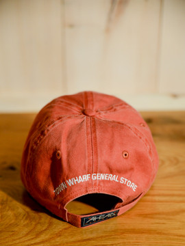 Mattapoisett & American Flag Logo Baseball Hat - Red