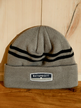 TWGS Logo Cold Weather Knit Hat - Grey