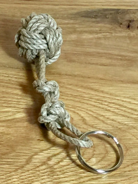 Hemp Monkey's Fist Key Chain