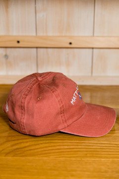 Mattapoisett & Nautical Flag Logo Baseball Hat - Nantucket Red
