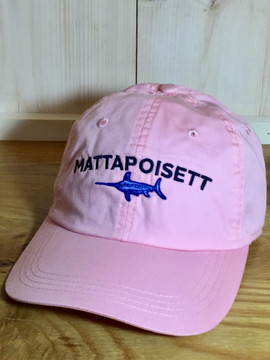 Mattapoisett & Swordfish Logo Baseball Hat - Pink