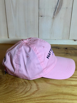 Mattapoisett & Swordfish Logo Baseball Hat - Pink